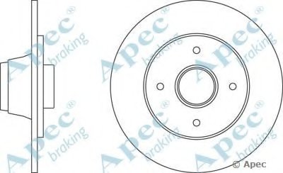 Тормозной диск APEC braking купить