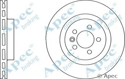 Тормозной диск APEC braking купить