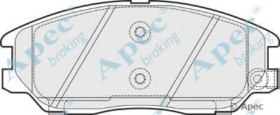 Комплект тормозных колодок, дисковый тормоз APEC braking купить