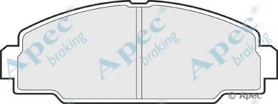 Комплект тормозных колодок, дисковый тормоз APEC braking купить