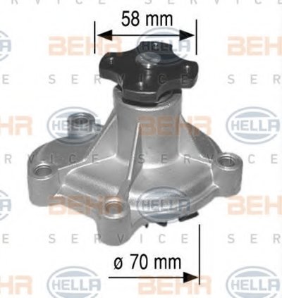 Водяной насос BEHR HELLA SERVICE Version ALTERNATIVE BEHR-HELLA купить