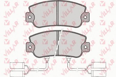 Комплект тормозных колодок, дисковый тормоз VILLAR купить