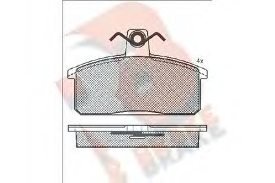 Комплект тормозных колодок, дисковый тормоз R BRAKE купить