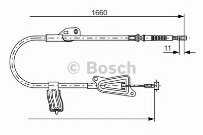 Трос, стояночная тормозная система BOSCH купить