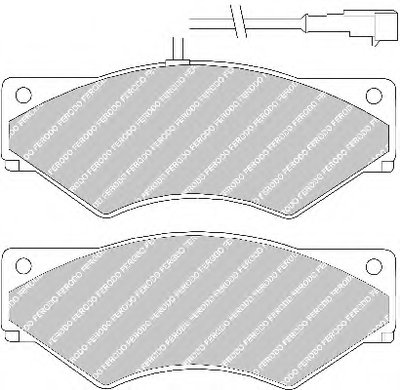 Комплект тормозных колодок, дисковый тормоз PREMIER FERODO купить
