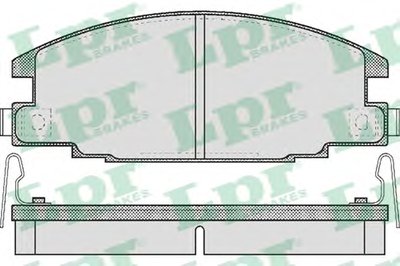 Комплект тормозных колодок, дисковый тормоз LPR купить