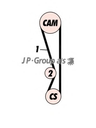 Комплект ремня ГРМ QH JP GROUP купить