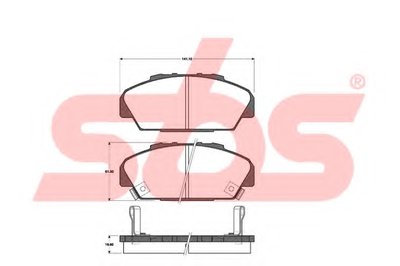 Комплект тормозных колодок, дисковый тормоз sbs купить