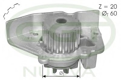 Водяной насос GGT купить