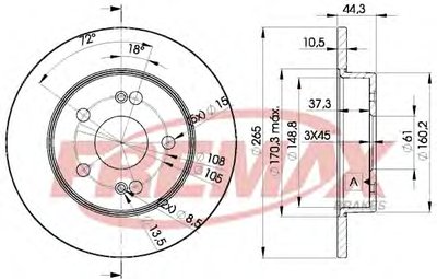 Тормозной диск Premium Carbon + FREMAX купить