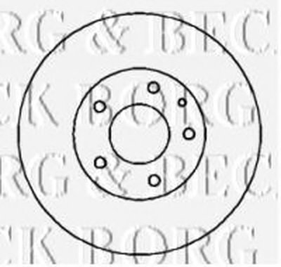 Тормозной диск BORG & BECK купить
