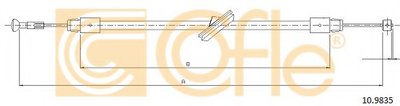 Трос, стояночная тормозная система COFLE купить