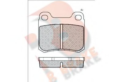 Комплект тормозных колодок, дисковый тормоз R BRAKE купить