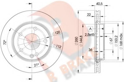 Тормозной диск R BRAKE купить