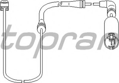 Датчик, износ тормозных колодок TOPRAN купить