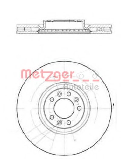 Тормозной диск HIGH CARBON / AP METZGER купить