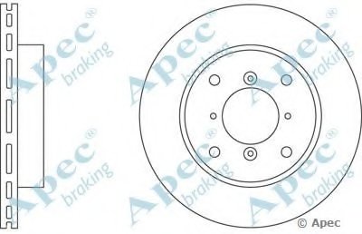 Тормозной диск APEC braking купить