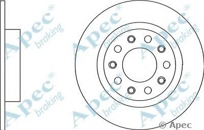 Тормозной диск APEC braking купить