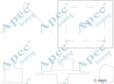 Комплектующие, тормозные колодки APEC braking купить