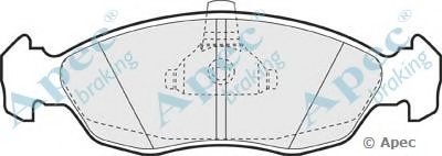 Комплект тормозных колодок, дисковый тормоз APEC braking купить