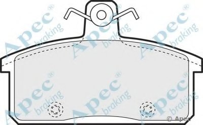 Комплект тормозных колодок, дисковый тормоз APEC braking купить
