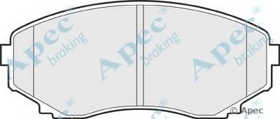 Комплект тормозных колодок, дисковый тормоз APEC braking купить