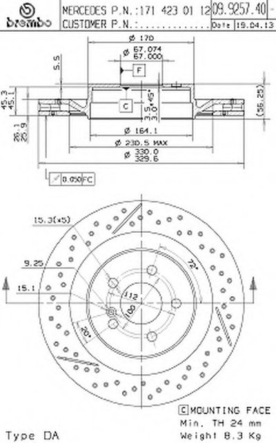 Тормозной диск COATED DISC LINE AP купить