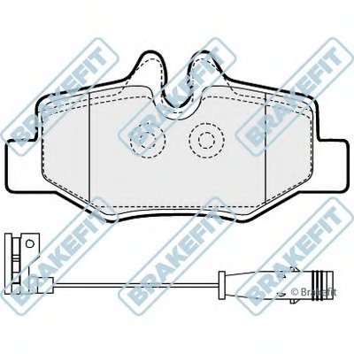 Комплект тормозных колодок, дисковый тормоз Brake Fit APEC braking купить