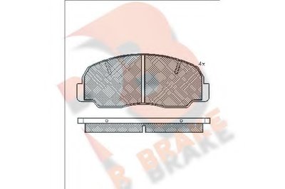 Комплект тормозных колодок, дисковый тормоз R BRAKE купить