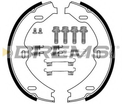 Комплект тормозных колодок, стояночная тормозная система BREMSI купить
