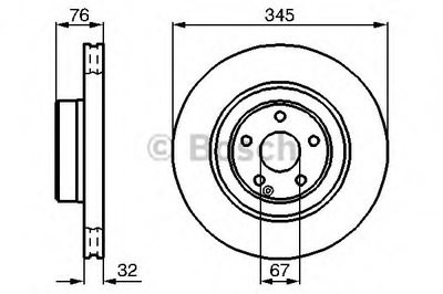 Тормозной диск BOSCH купить