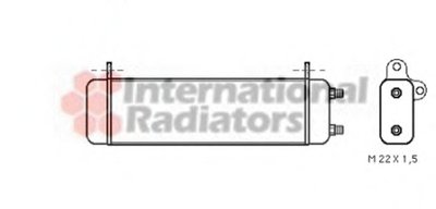 масляный радиатор, двигательное масло VAN WEZEL купить