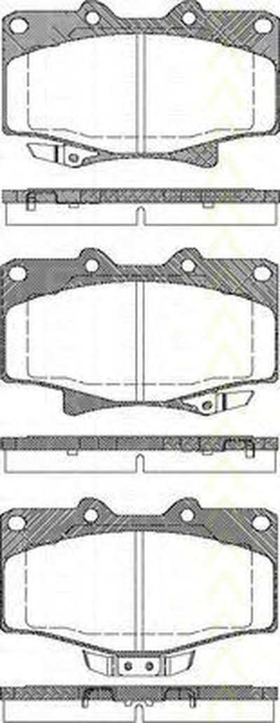 Комплект тормозных колодок, дисковый тормоз TRISCAN купить