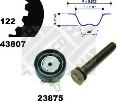 Комплект ремня ГРМ MAPCO купить