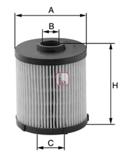 Фильтр топливный VW Caddy 1.9/2.0 TDI/SDI 03-