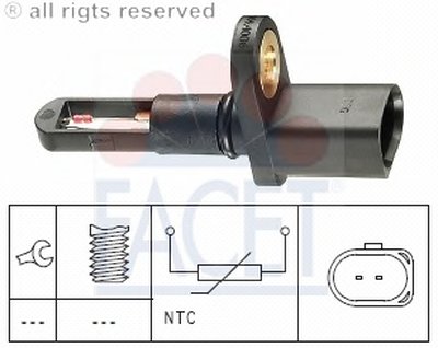 Датчик, температура впускаемого воздуха FACET купить