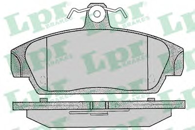 Комплект тормозных колодок, дисковый тормоз LPR купить