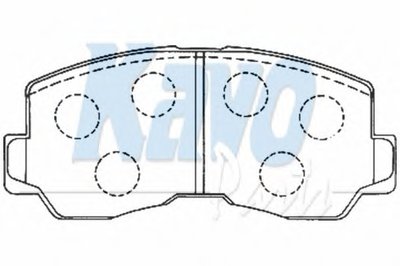 Комплект тормозных колодок, дисковый тормоз MK KASHIYAMA KAVO PARTS купить