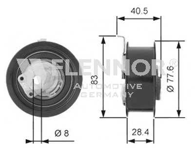 Натяжной ролик, ремень ГРМ FLENNOR купить