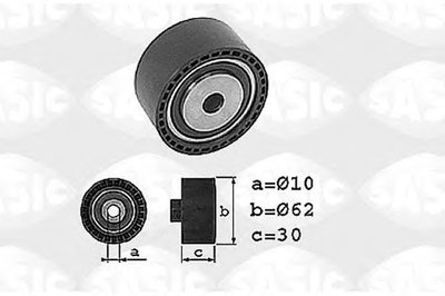 Паразитный / Ведущий ролик, зубчатый ремень SASIC купить