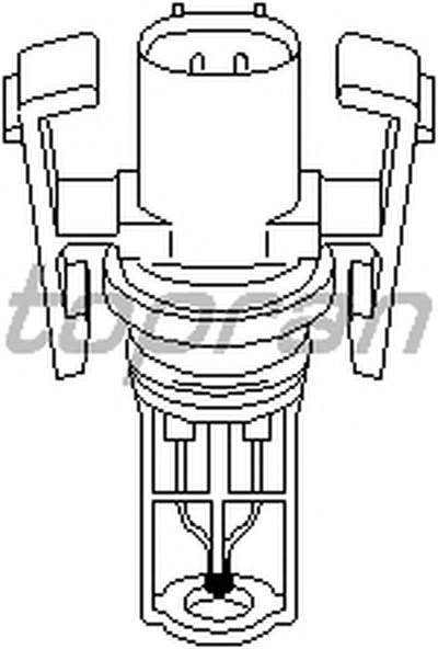 Датчик, температура впускаемого воздуха TOPRAN купить