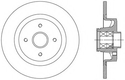 Тормозной диск ADAPTIVE OPEN PARTS купить