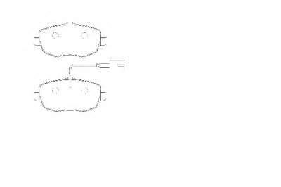 Комплект тормозных колодок, дисковый тормоз WAGNER купить