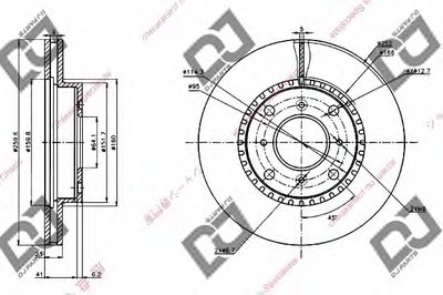 Тормозной диск DJ PARTS купить