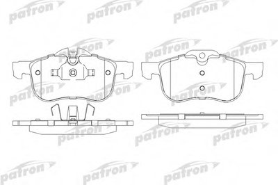 Комплект тормозных колодок, дисковый тормоз PATRON купить