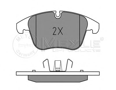 Комплект тормозных колодок, дисковый тормоз MEYLE купить