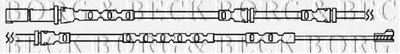 Сигнализатор, износ тормозных колодок BORG & BECK купить