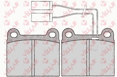 Комплект тормозных колодок, дисковый тормоз VILLAR купить