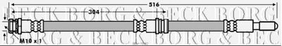 Тормозной шланг BORG & BECK купить