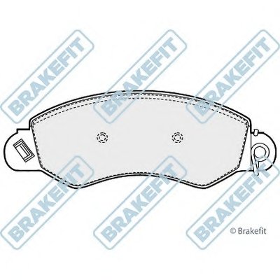 Комплект тормозных колодок, дисковый тормоз Brake Fit APEC braking купить